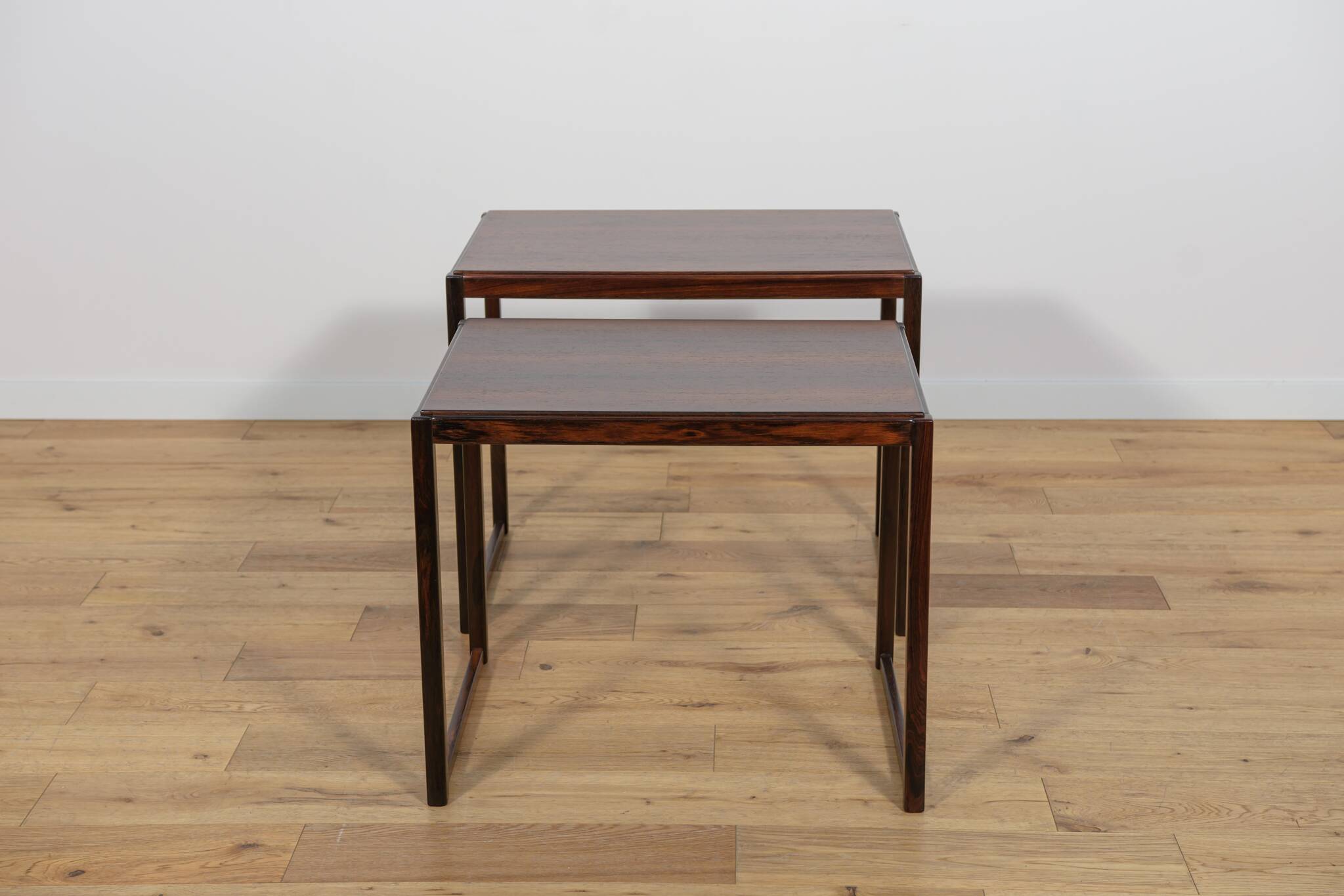 Mid-Century Rosewood Nesting Tables, 1960s, Sweden, Set of 2