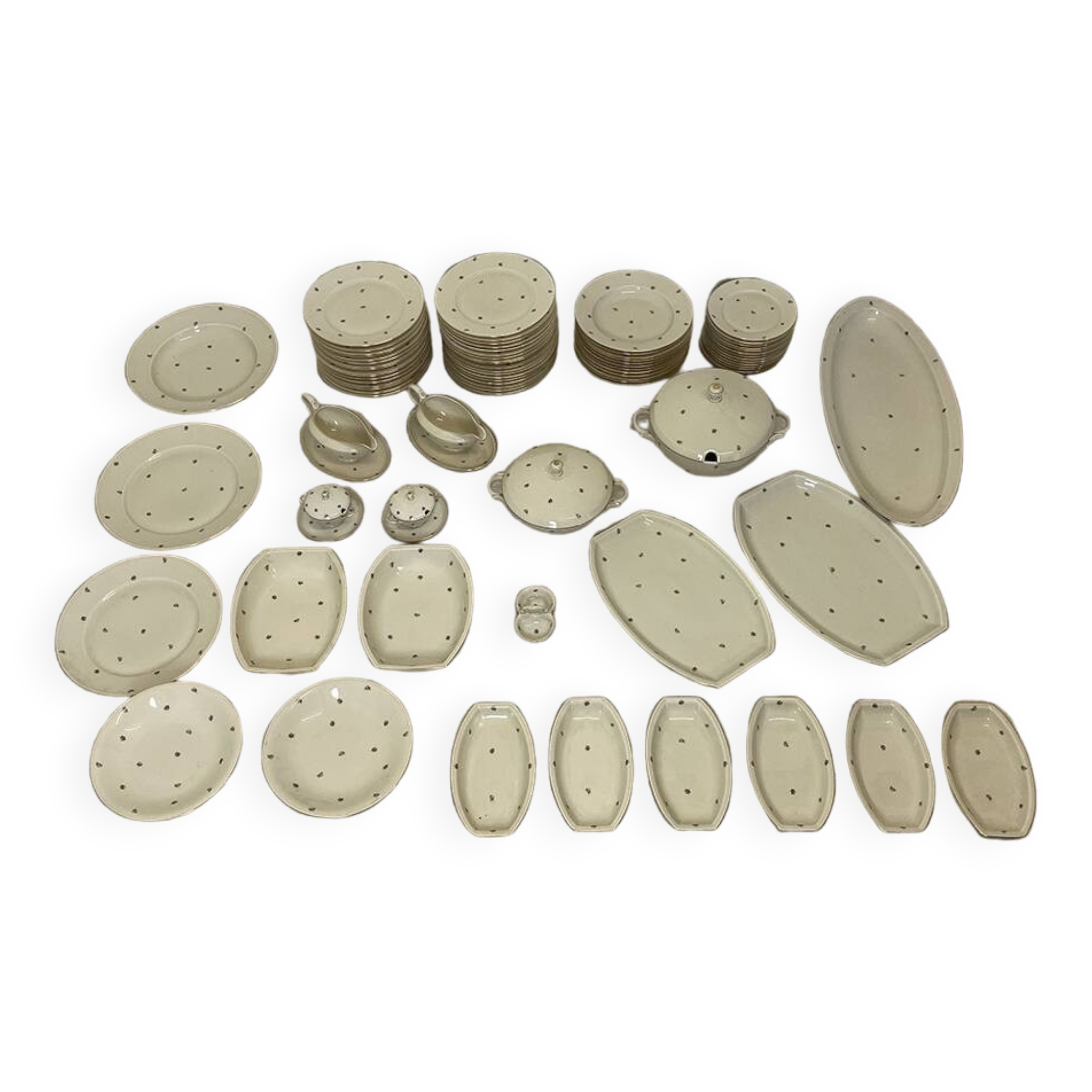 Bohemia Royal Ivory porcelain dinnerware set 1900