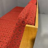 Mid-century folding sofa bed by Drevotvar, 1970s, Czechoslovakia