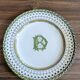 Antique round dish from Creil & Montereau, “Venetian” decor, late 19th century