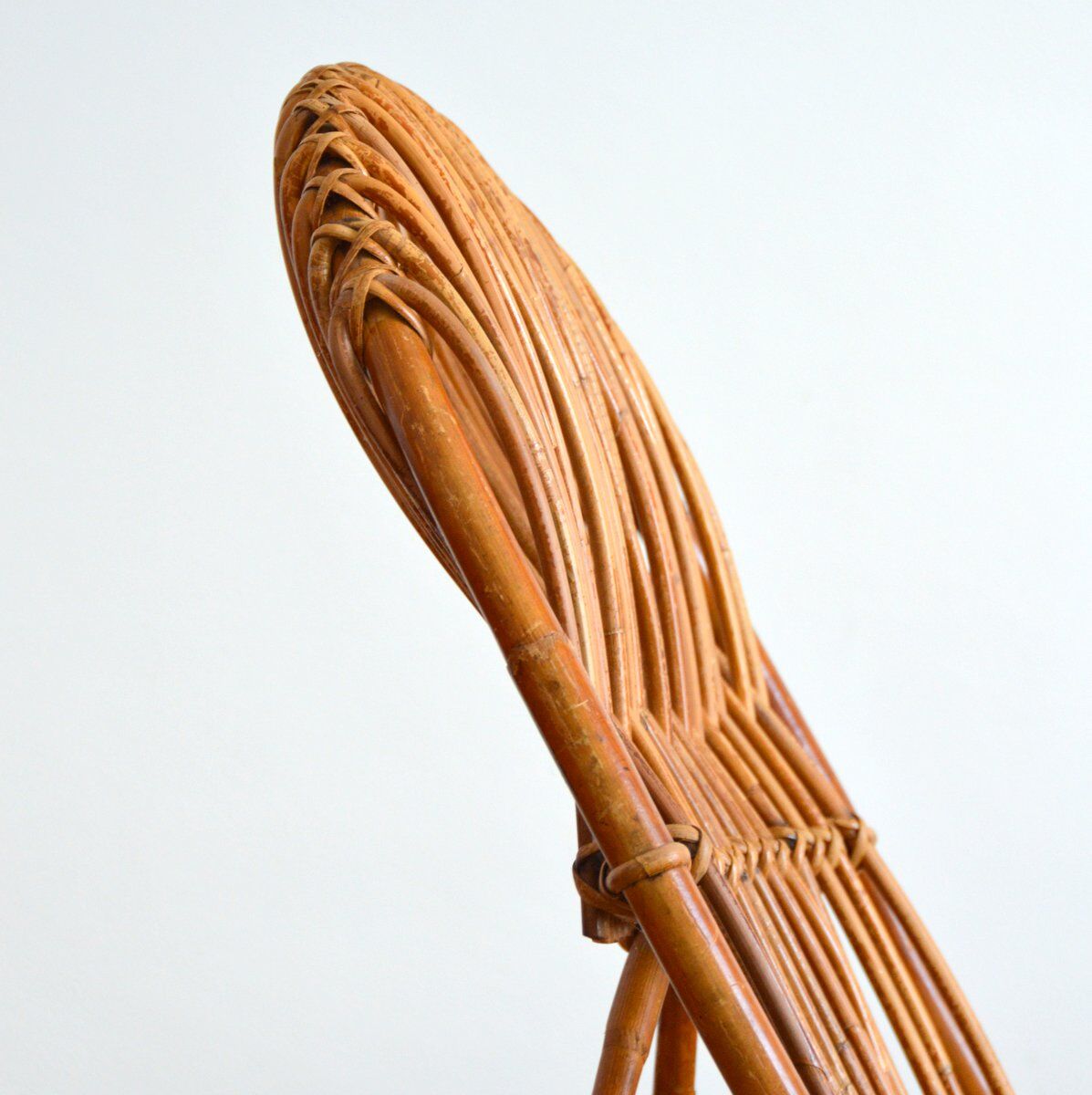 Rattan rocking chair Rohe Noordwolde 50s / 60s