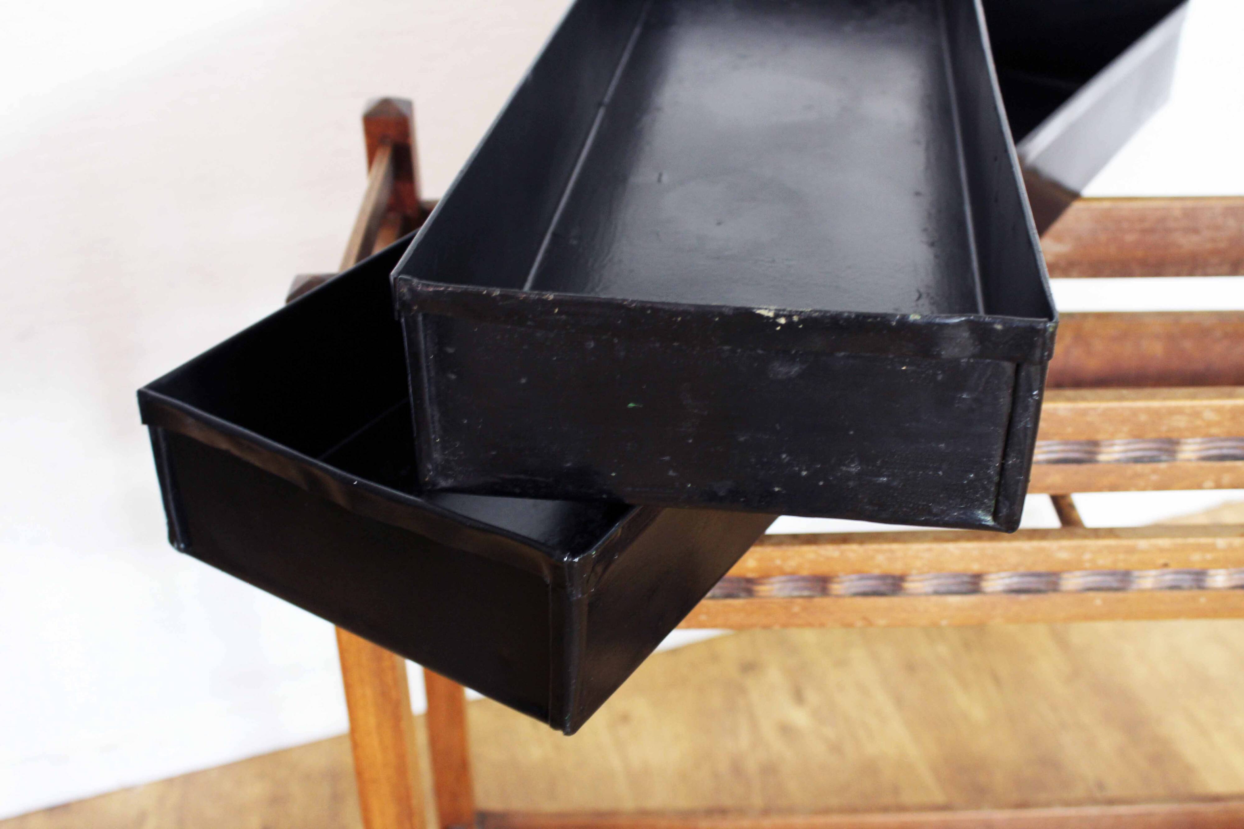 Wooden and zinc planter 1950