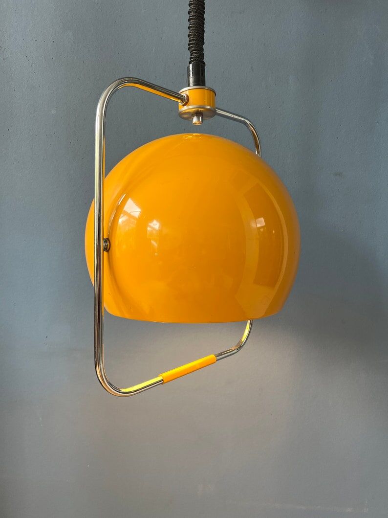Vintage suspension GEPO | Space Age ceiling lamp | Mid-century modern lamp
