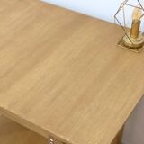 Drafting desk, from the 60s/70s, in solid oak