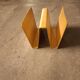 Wooden magazine rack from the 80s and 90s Habitat