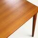 Rectangular extendable dining table in Scandinavian teak – 1960s