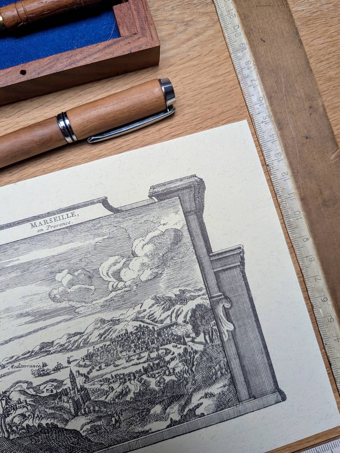 Printed in 1970, Marseille, Bouches-du-Rhône. Original vintage.