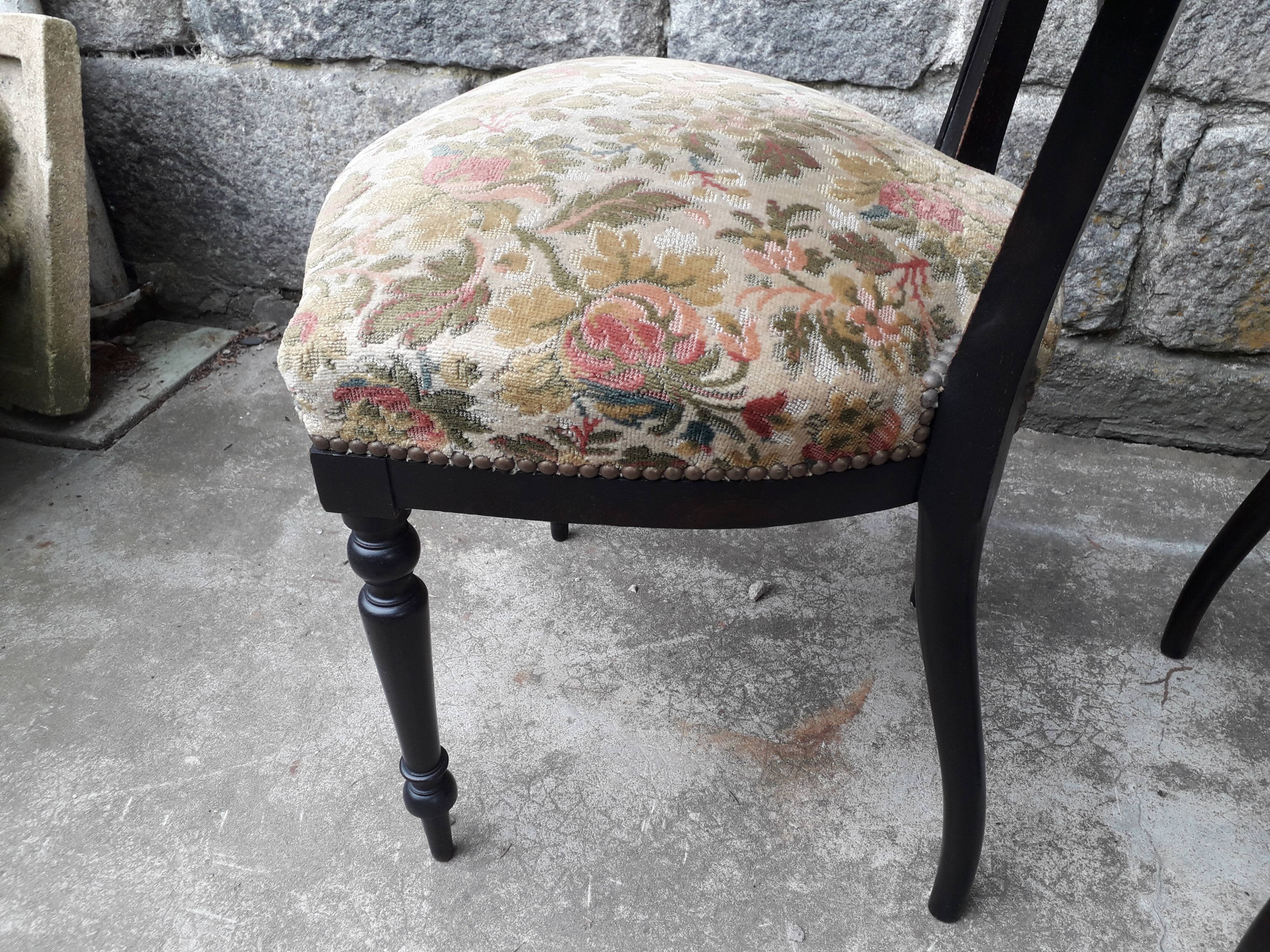 Pair of Napoleon III chairs