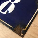 Enamelled plate number 8