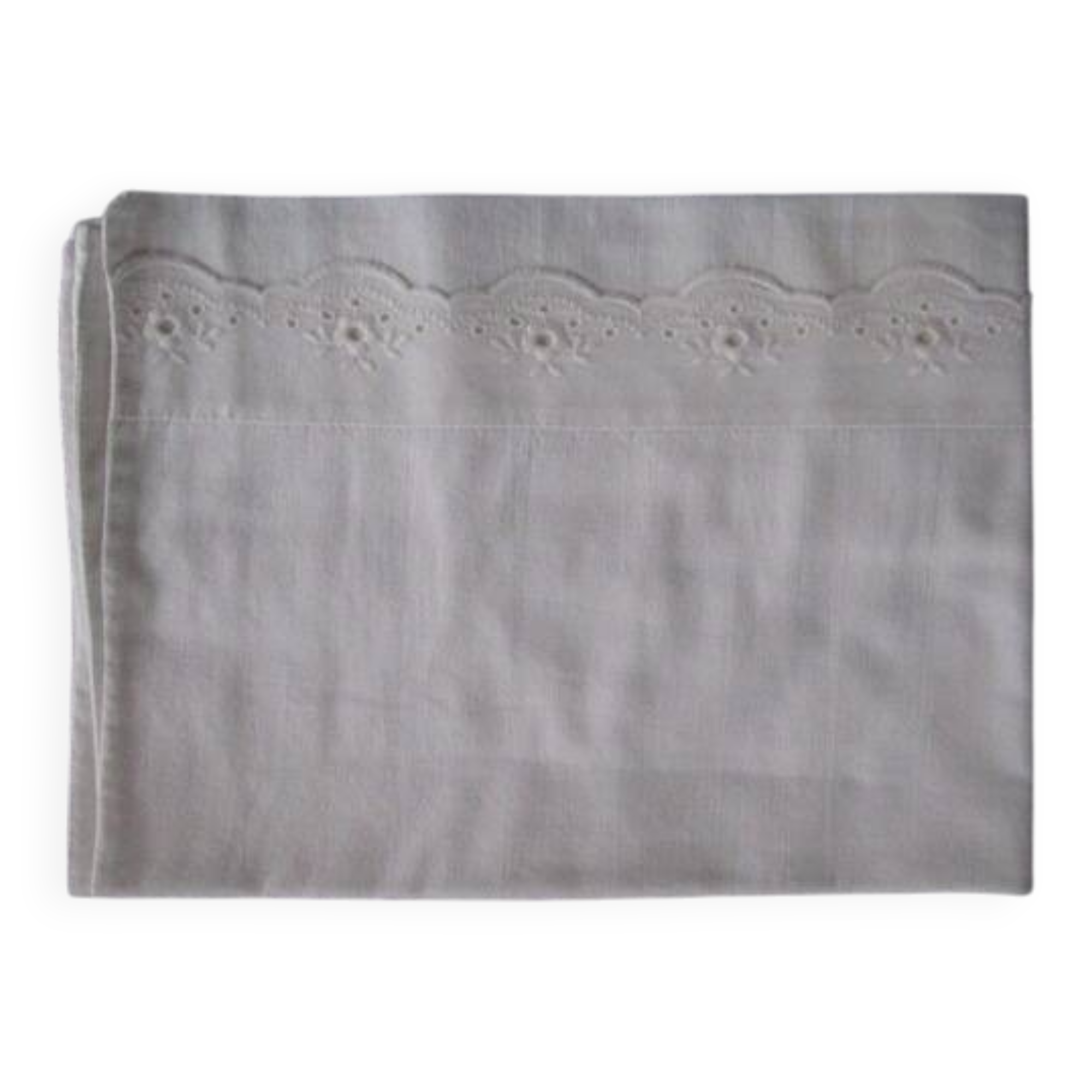 Antique embroidered child's pillowcase