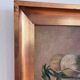 Antique original still life oil painting, fruit kitchen art