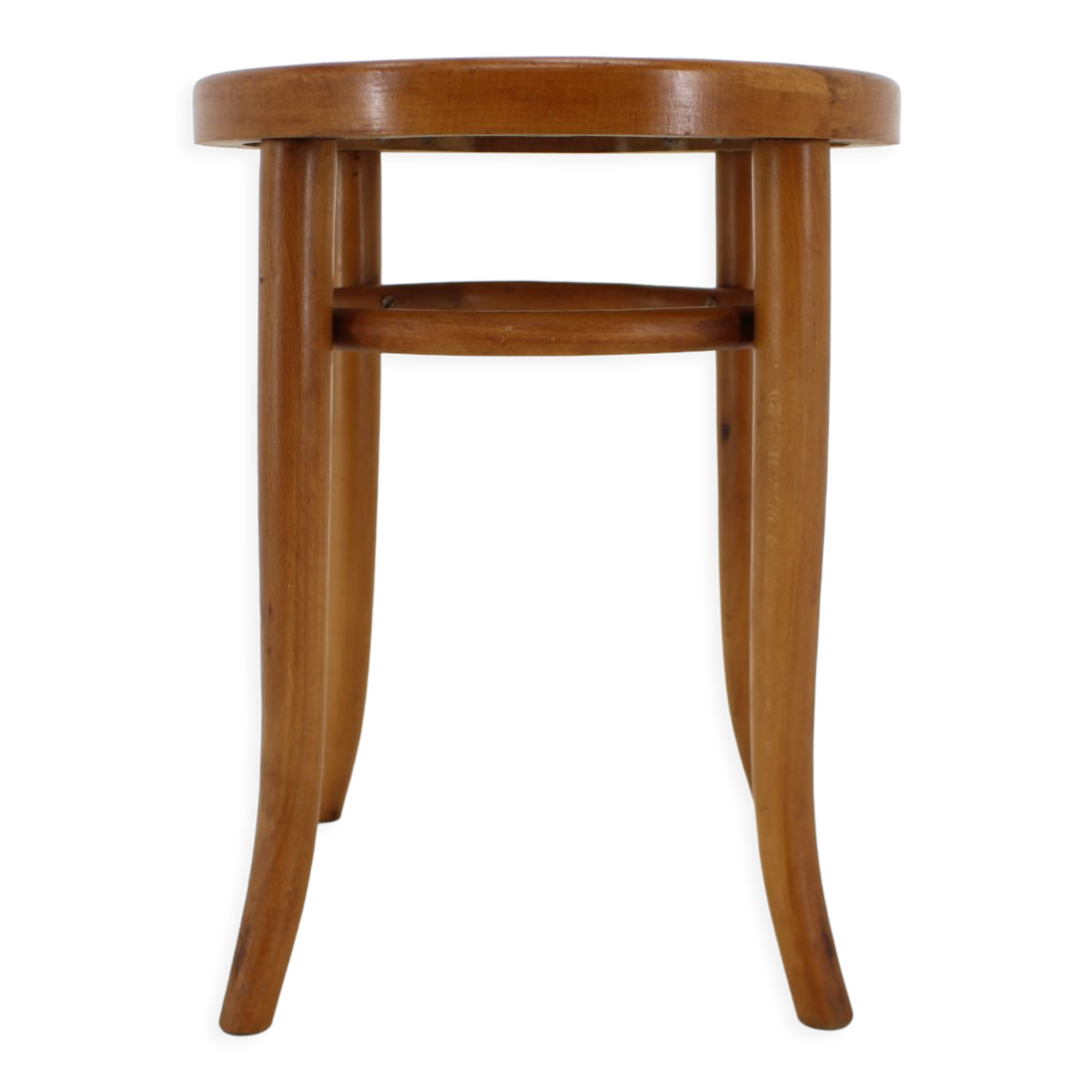 1940s Thonet Stool, Czechoslovakia