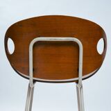 Olof Kettunen Chair and Stool for Merivaara, Finland 1950s