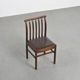 Suite of 4 chairs by Isamu Kenmochi, Akita Mokko, Japan 1970