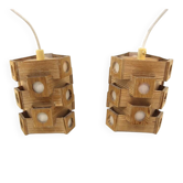 Scandinavian pine pendant light, Sweden, 1960
