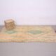 Peach & Turquoise vintage moroccan rug 143 x 249 cm - Berber Rug Handmade