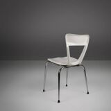 Chaise de salle à manger Gilac blanche vintage, années 1960