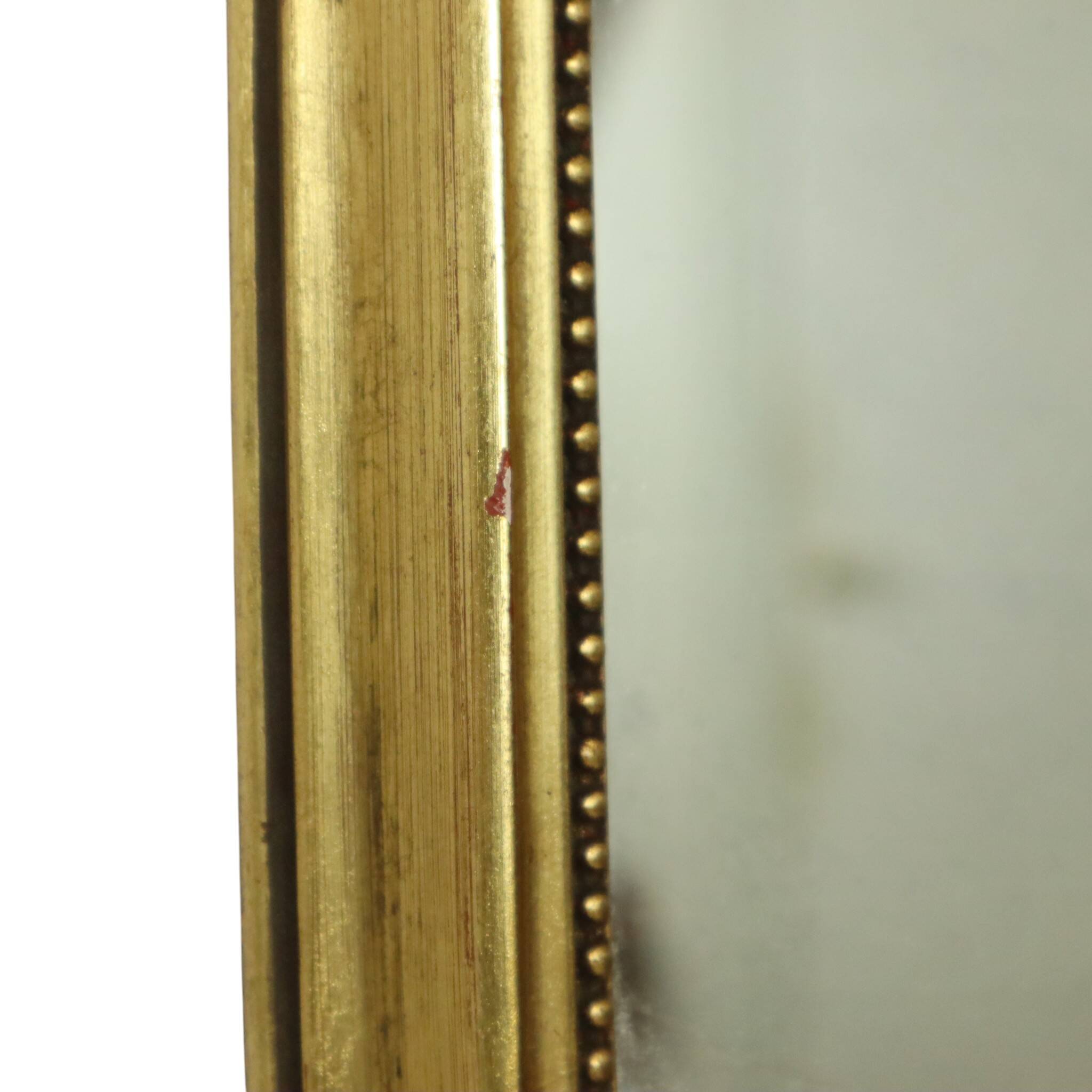 Narrow Classic Vintage Mirror, Baroque Style, Gold, 72cm