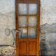 Porte à 6 carreaux