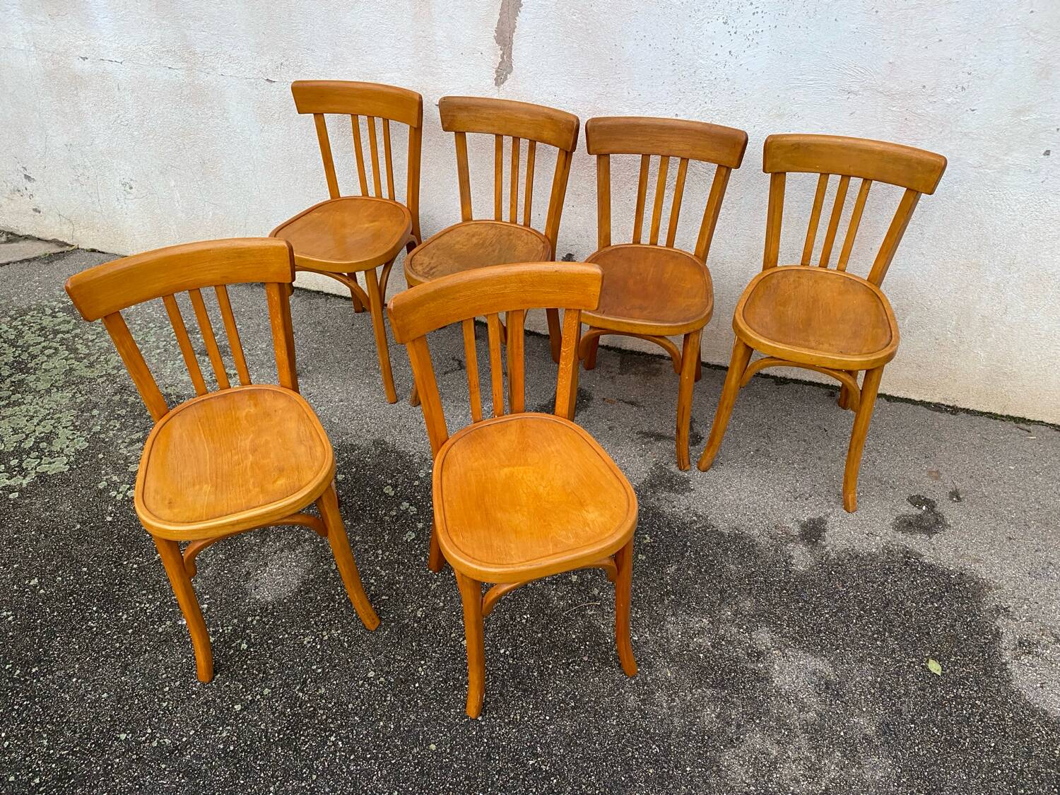 Set of 6 Baumann bistro chairs