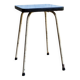 Blue Formica stool