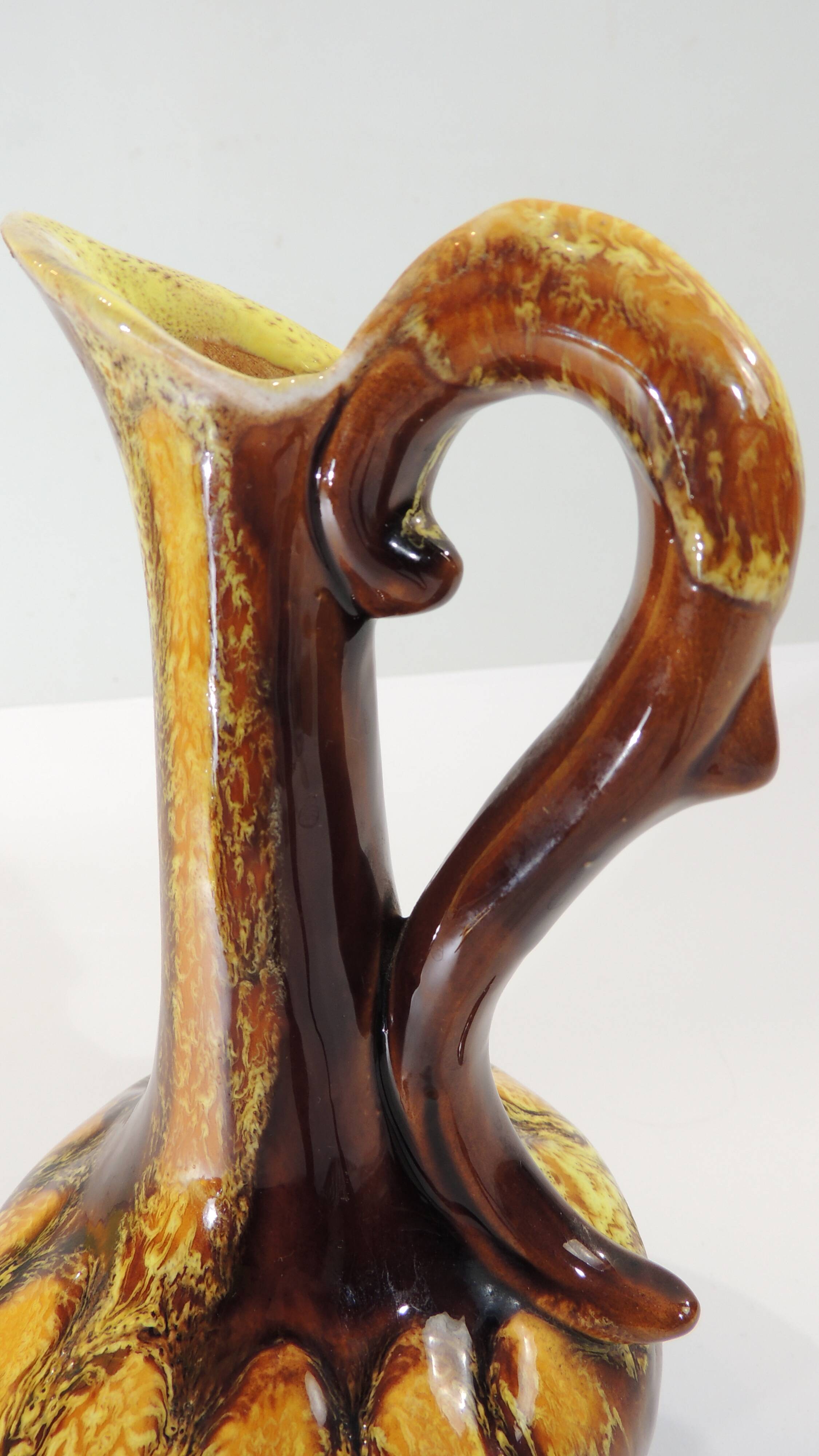 Vallauris ceramic vase/pitcher/carafe/vintage