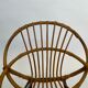 Fauteuil enfant vintage en rotin Rohe Noordwolde Design des années 1960