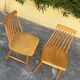 2 IKEA mid-century chairs in the style of Yngve Ekström's "Pinocchio"