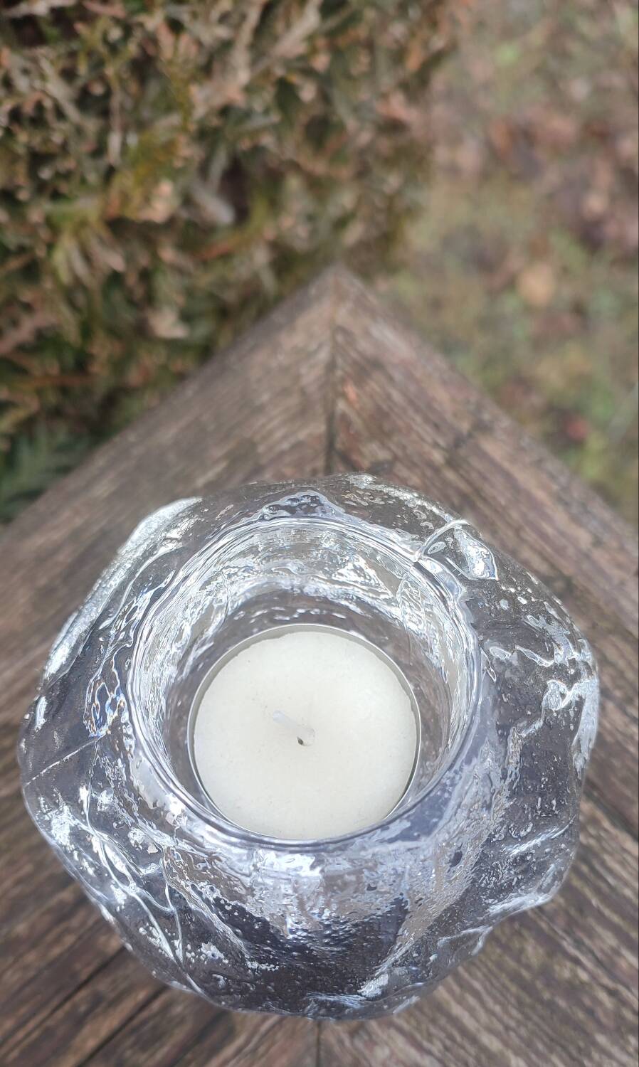 Candle holder "Snowball" Kosta Boda design Ann Wolff 1973