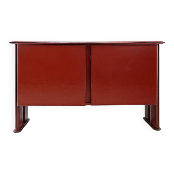 Buffet en cuir par De Couro du Brésil - Années 1980