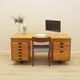 Executive desk with nine drawers and pull-out surface, teak veneer, Nipu, Denmark, 1970s