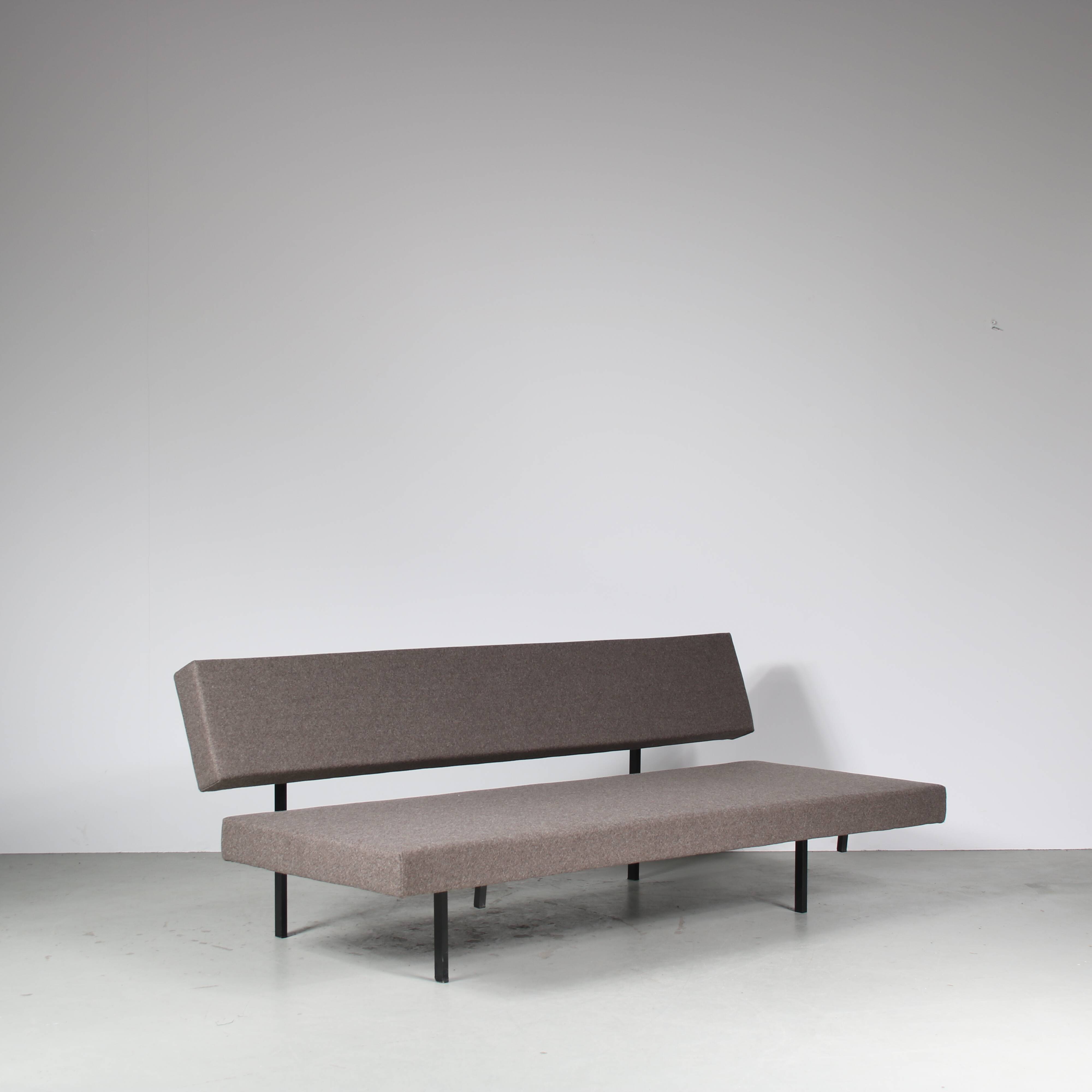 1960s 3-Seater sleeping sofa by Gijs van der Sluis for Gispen, Netherlands