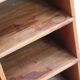 Large storage unit with compartments in waxed pine, early 20th century.