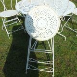 Garden lounge table and 4 chairs