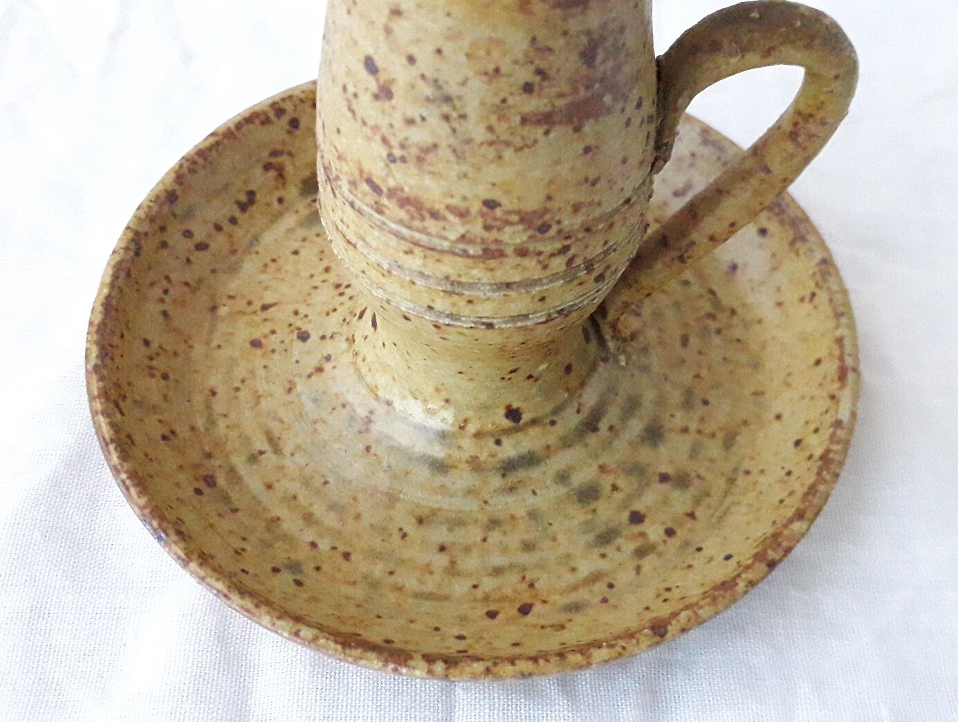 Sandstone candle holder