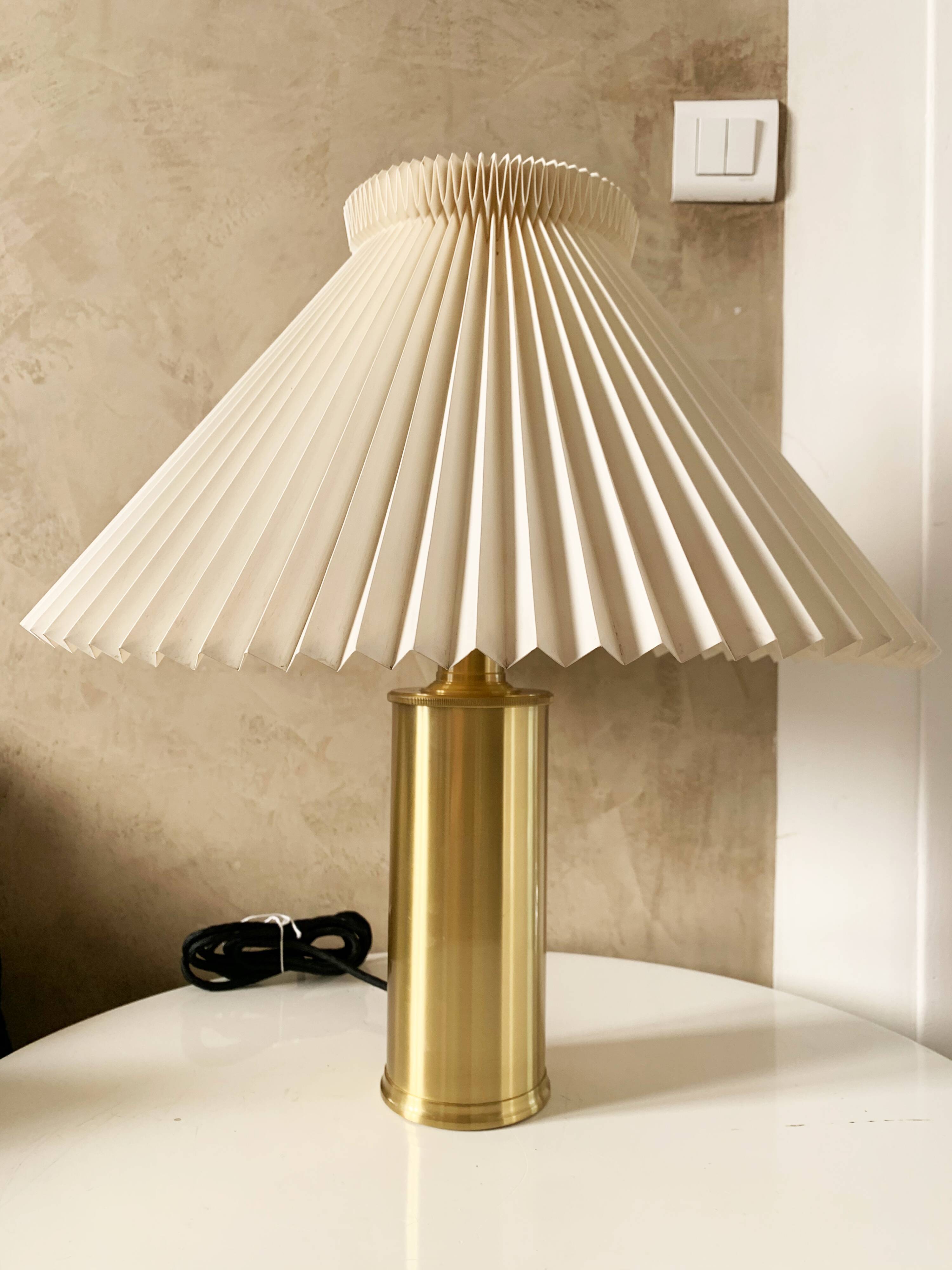 Le Klint, Telescopic Table Lamp Model 344 - Design Gunnar Billmann-Petersen - Brass Office Desk Lamp