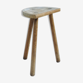 Tabouret de traite vintage tripode