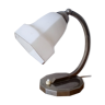 Lampe 1930 chrome et opaline