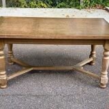 Table à manger de ferme extensible renaissance espagnol patinée 10 places