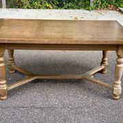 Table à manger de ferme extensible renaissance espagnol patinée 10 places