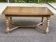 Spanish Renaissance extendable farmhouse dining table, patinated, for 10 people.