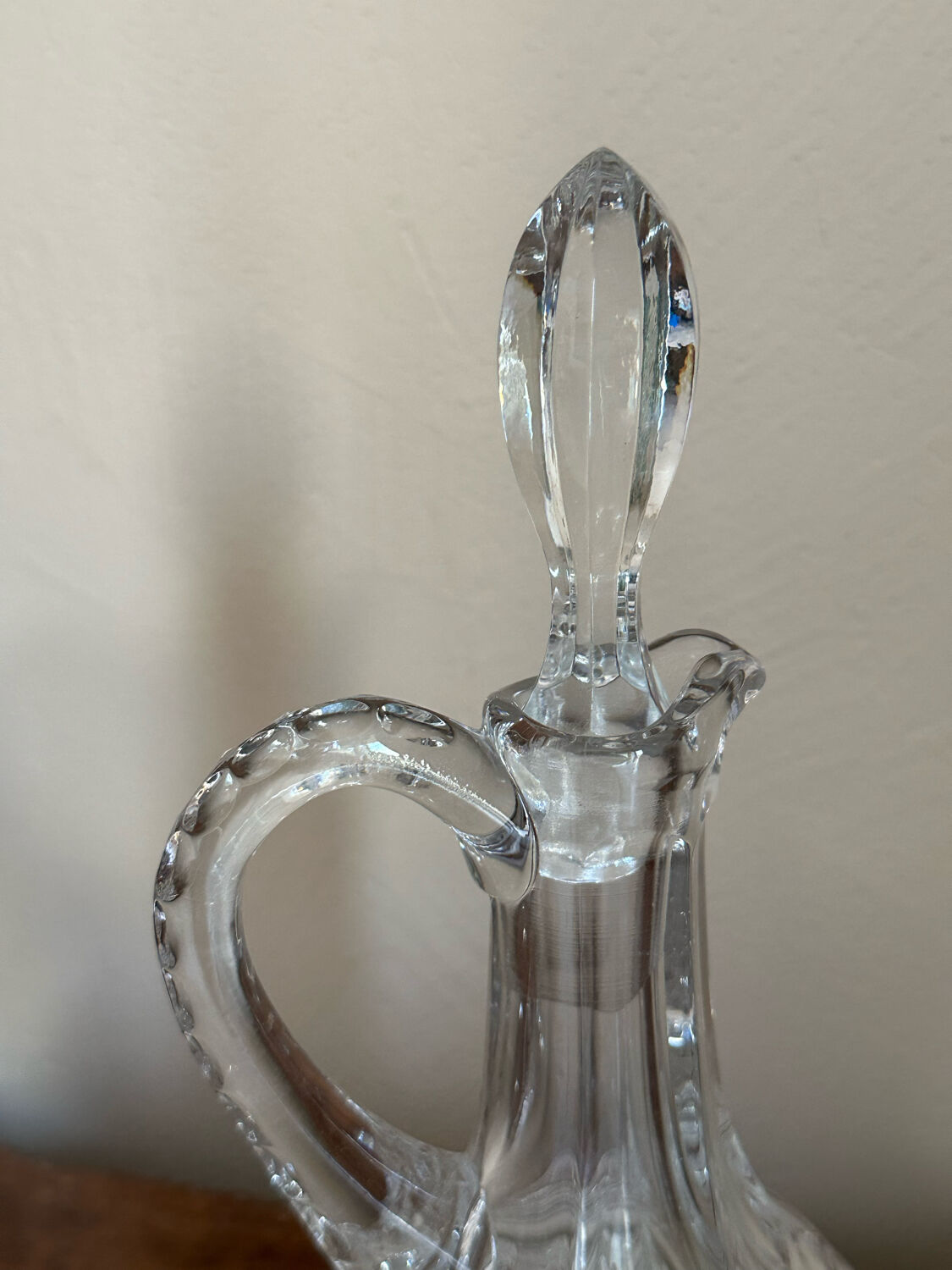 Lot of antique decanter