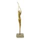 Abstract Image Nude Woman Ballerina Art Deco Style Brass 51cm