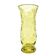 Art Deco vase, yellow crystal, designed by J. Hoffmann, Moser, Czechoslovakia, 1950s
