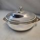 Soup tureen or vegetable dish in silver-plated metal – French silversmithing