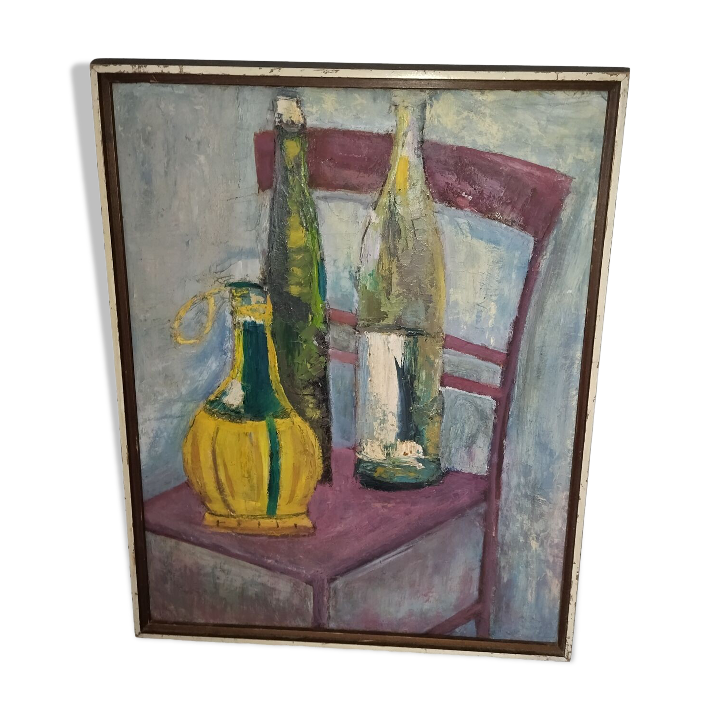 Oil on cardboard painting Rachel Boivin Brochu