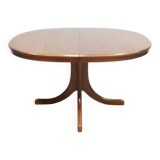 eettafel Lubke notenhout verlengbaar ovaal