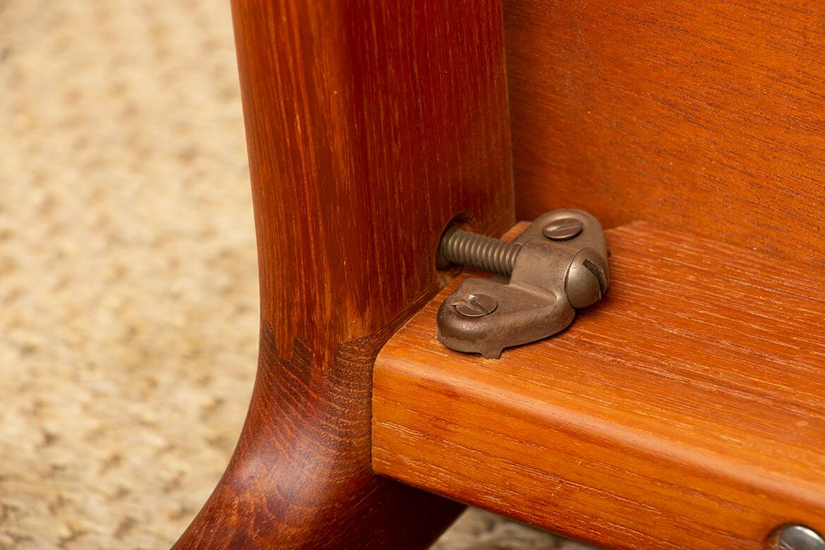 Danish teak coffee table model 019 by Ole Wansher for Poul Jeppesen.