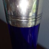 Paire de carafes cobalt