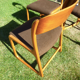 Set of 4 Baumann sleigh chairs